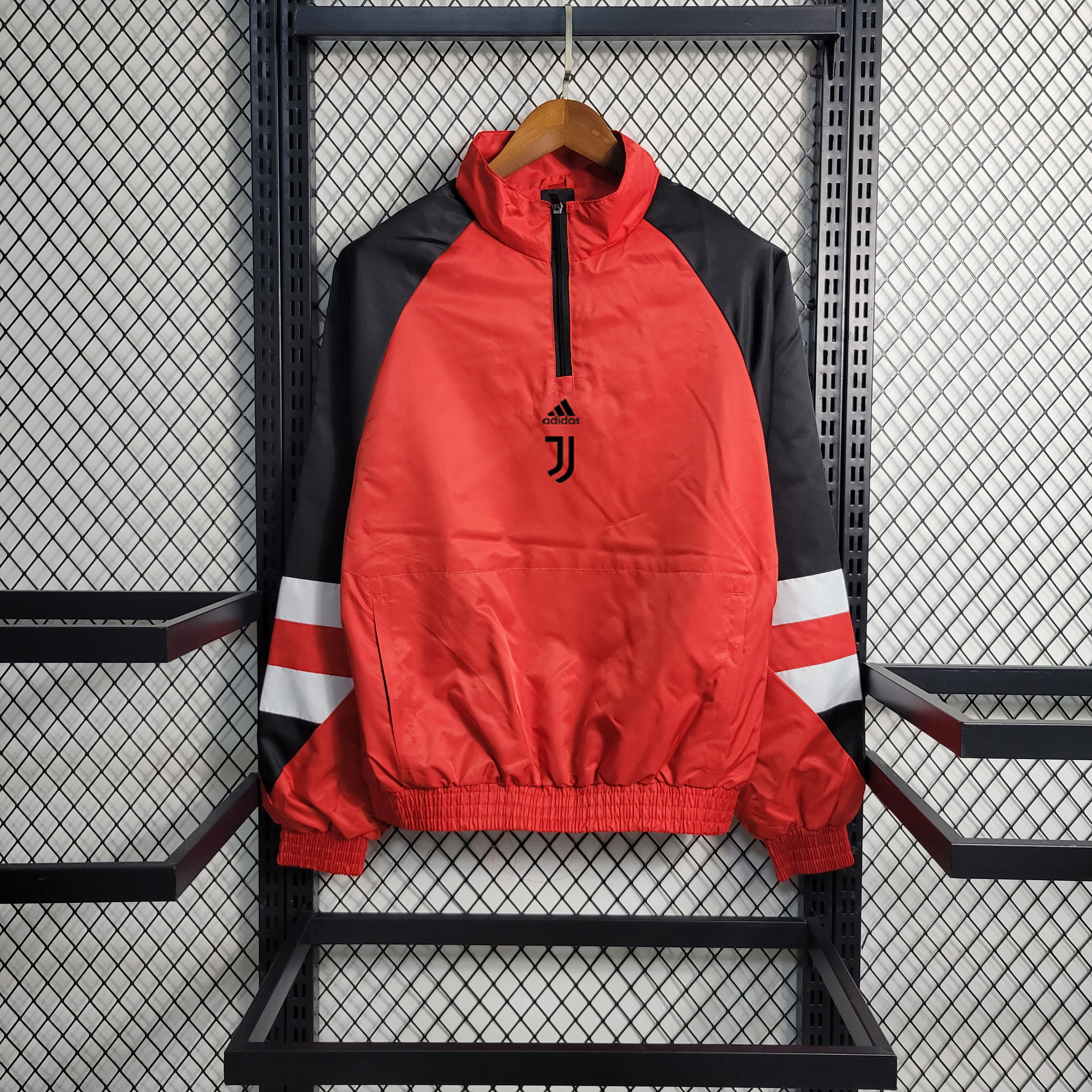 23-24 Juventus Red Windbreaker S-XXL